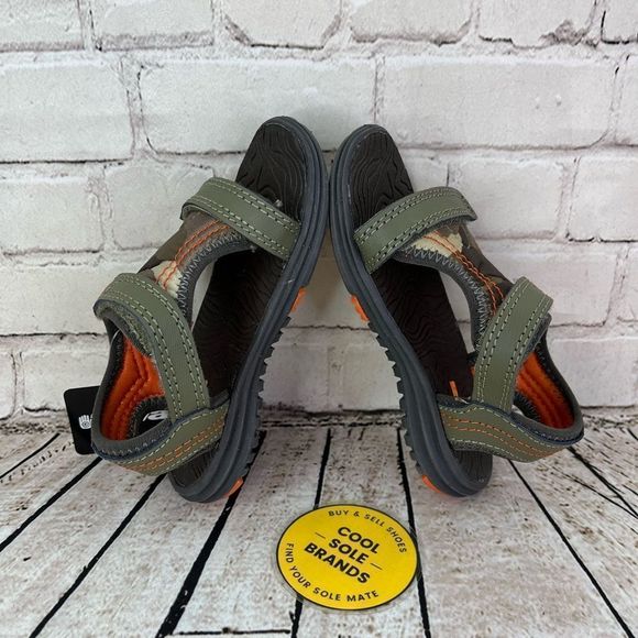 Teva Boys Sandals Psyclone, green Camo, Size 6, Water Shoes Hiking Beach. NWT - Picture 7 of 9
